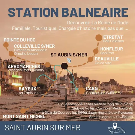 Kersimoun - F3 Spacieux - 1er Et Face & * Saint-Aubin-Sur-Mer (Calvados)